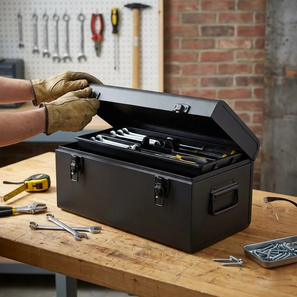 Extreme Tools tool box with drawers open